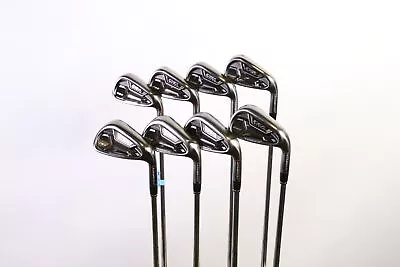 Adams Idea Pro Black CB2 4-9 PW GW Iron Set RH Steel Shaft Stiff Flex • $639.91