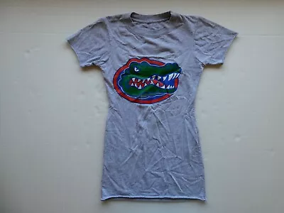 Women's 'Florida Dad #1' Gators Shirt/Mini Dress Size (S/M) Logo Gray 8/10 • $17.99