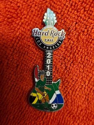 2010 HRC Hard Rock Cafe Los Angeles Pin Soccer Player Guitar Series • $13.45