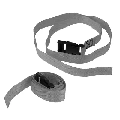£6.16 • Buy 1 Pair 1m 25mm Golf Trolley Webbing Straps With Quick Release Buckle Grey