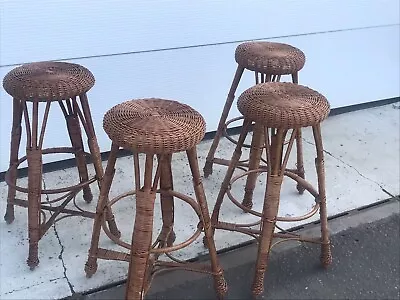 £160 • Buy 4 X Cane Bar Stools