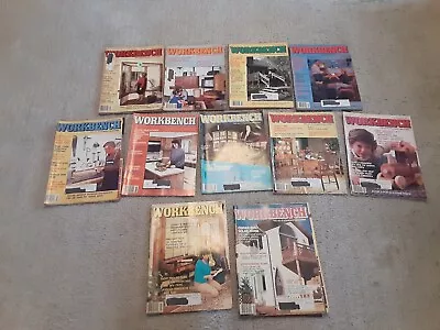 Lot Of 11 Vintage Workbench Magazines 1985 1986 1987 • $29.95