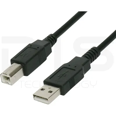 $8.05 • Buy USB 2 Premium Type A Male - B Male Printer Cable For Brother Hp Canon Epson Dell