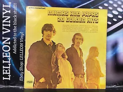 Mamas And Papas 20 Golden Hits Double LP Album Vinyl Record GTSP200 Pop 70s 60s • $25.24