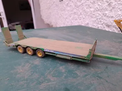 £45 • Buy Britains Conversion Chieftain Lowloader John Deere Colours  Weathred For Tractor