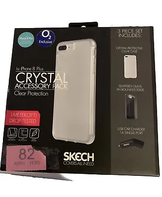 Crystal Protective Cover Accessory 3-Pack For IPhone 8 Plus/7 Plus/6s + • £9