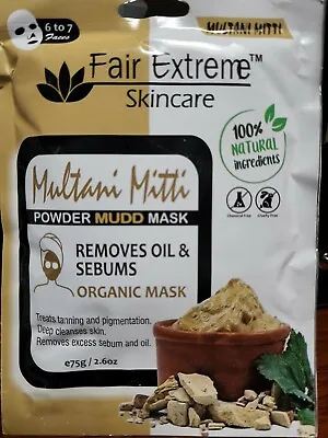 Fair Extreme Skincare MULTANI MITTI Powder Mud Mask For Dark Spots Acne  Organic • $9.97