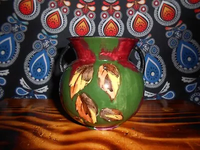 1930's-40's Vintage H+K Tunstall Hand Painted Small Vase Art Deco - Rare Pattern • $9.95