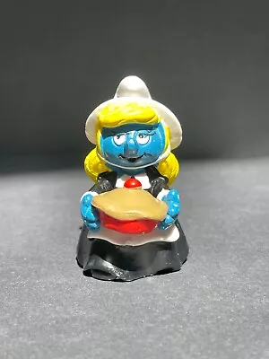 Vintage 1985 (1982)Thanksgiving Pilgram Smurfette Pie 20196 • $5