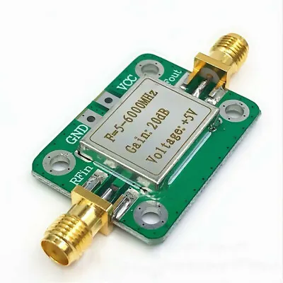 RF Amplifier Ultra Wideband Gain 20dB Medium Power Amplifier Board 5M-6GHz • $4.65