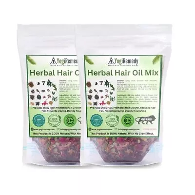 Herbal Hair Oil Mix 21 Essential Vital Herbs For Long Thick Ayurveda Mix Herbs • £19.93