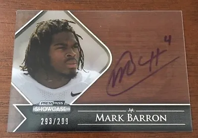 Mark Barron 2012 Press Pass Autographed Signed Auto Football Card Sc-mb • $12.77