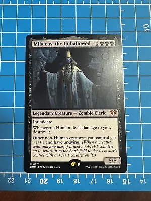 MTG Mikaeus The Unhallowed - Mythic - Commmander Masters - NM 0173 • $8