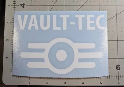 VAULT-TEC Logo From Fallout Video Game Series Decal You Choose Color • $3.19