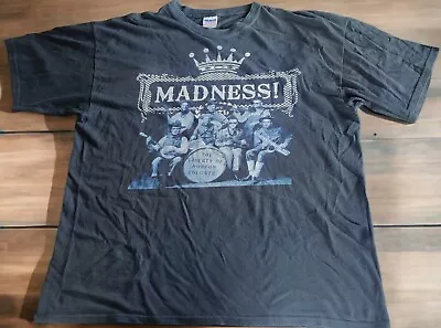 Madness Band 2009 Music T-shirt Black Size XL 48-50  Chest Cotton • £12.34