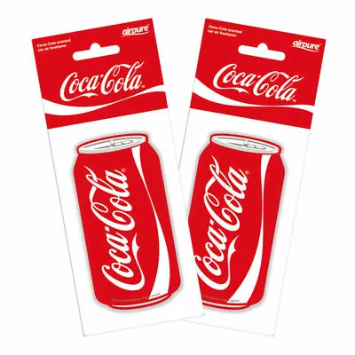 2 X Coca Cola Car Air Freshener Freshner Fragrance Scent - Original Coke Can • £3.50