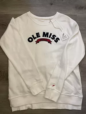 NWT Ole Miss Rebels Pullover Sweatshirt Fleece  University Of Mississippi Women • $30