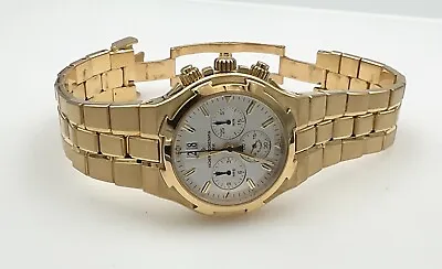 $45500 • Buy Vacheron Constantin 18K Gold Overseas Chronograph White Dial Automatic Watch