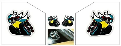 $25 • Buy 68 69 70 71 Mopar Dodge Scat Pack Bee Window Decal Pair BEST Available! Like NOS