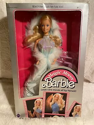 BARBIE 1985 Magic Moves Barbie Doll Orig Outfit & Accessories Hairdryer 2126 • $205