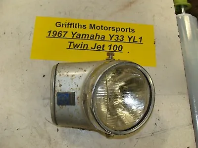 1967 68 69 Yamaha YL1 Y33 Twin Jet 100 Headlight Speedometer Gauge Oem Original • $198