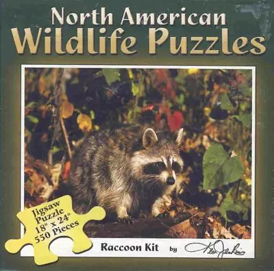 Ken Jenkins Raccoon Kit 550 Pc Channel Craft Jigsaw Puzzle  NIB • $10.99