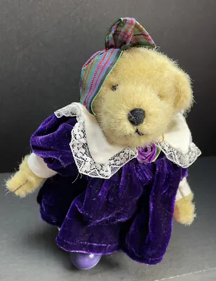 Muffy Vanderbear Music Soiree Purple Velvet Collection Jointed Plush Bear 90s • $12