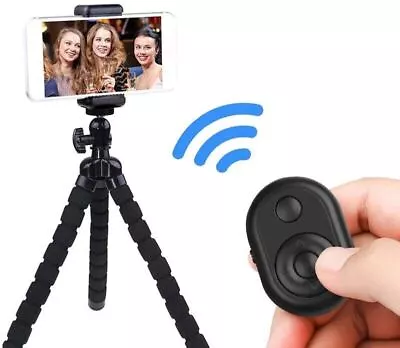 Wireless Bluetooth Remote Control Camera Shutter Multi-function IPhone Samsung • $15.40