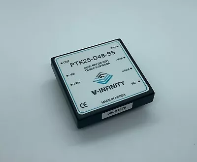 $14.95 • Buy V-Infinity PTK25-D48-S5 Isolated Voltage Converter Module 48V (36-72V) To 5V, 5A