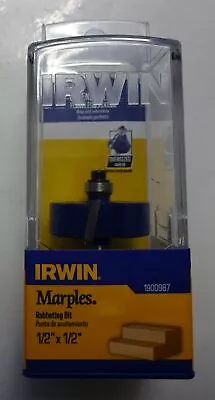 Irwin 1900987 1/2  X 1/2   Rabbeting Router Bit 1/4  Shank • $10