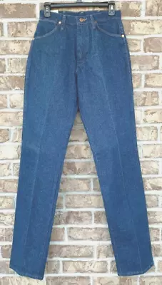 Wrangler Women's Pro Rodeo Pre-shrunk Denim Jeans Blue Medium Wash Size 5/30 • $29.99