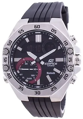 Casio Edifice World Time Mobile Link ECB-10P-1A ECB10P-1 100M Men's Watch • $198.69