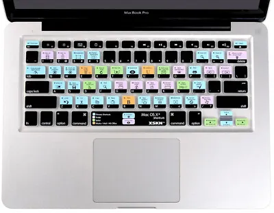XSKN Mac OS X Shortcut Keyboard Cover Dust-Proof Skin For Old Macbook Pro 13 15 • $15.99