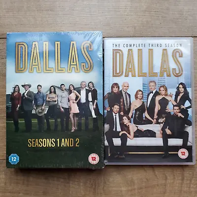 Dallas Season 1 - 3 (2012 - 2014 Remake) DVD Box Sets - Larry Hagman Linda Gray • £50