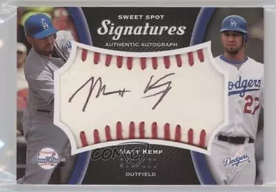 2008 Sweet Spot Signatures Tier 1 Ball Red Stitching Black Ink Matt Kemp Auto • $14.63