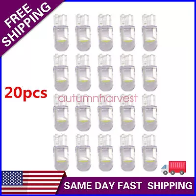 20X Super White T10 194 168 W5W 2825 LED License Plate Interior Light Bulb 6000K • $2.99