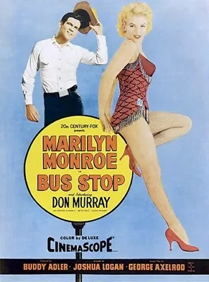 BUS STOP MOVIE POSTER Marilyn Monroe 3 - HOT RARE NEW - PRINT IMAGE PHOTO -PW0 • $9.48