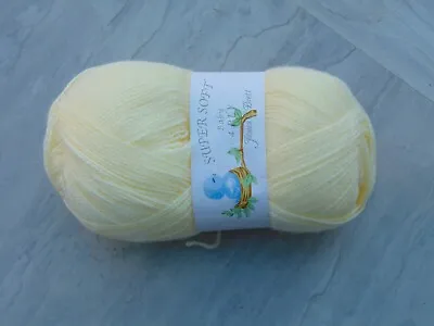 James C Brett 4ply Baby Wool 100% Acrylic Knitting Yarn BY2 Lemon • £1.90