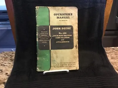 $12.75 • Buy Vintage John Deere 490 4 Row Corn Planter Operator’s Manual - OM-B2-1050
