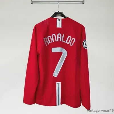 Ronaldo Jersey Manchester United Jersey 2008 Long Sleeve Men Size S • $71