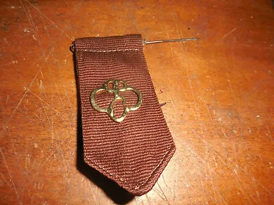 Vintage Brownie Pin For Girl Scouts Brass Color Brooch • $8.29