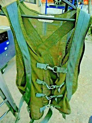 US Military Aerial SAFETY VEST ASSEMBLY Harness OD Green • $71.25