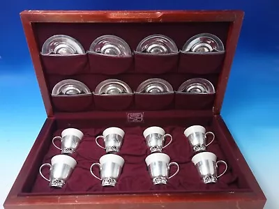 La Paglia By International Sterling Silver Demitasse Set 16pc Liners Box (#6060) • $1718.10