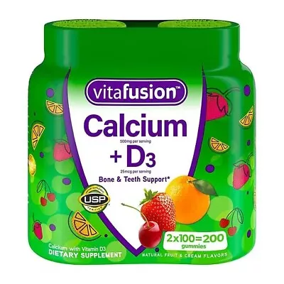 Vitafusion Calcium + D3 Gummies (200 Ct.).. • $20.95