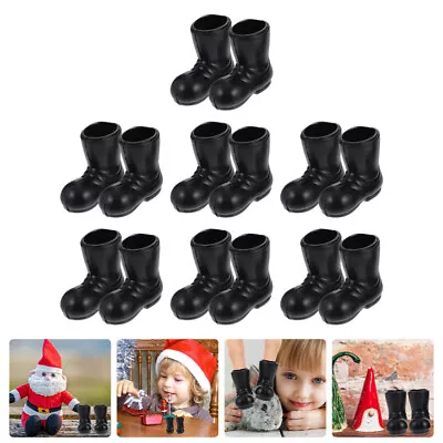 7 Pairs Christmas Santa Boots Miniature Ornaments Xmas Decor-CJ • £4.66