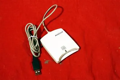 One ActivCard USB Reader V2.0 P/N ZFG-9800-AD DOD Military ID CAC Smart Card • $9.95