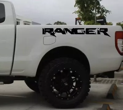 2x Ford Ranger Bed Side Vinyl Decals Graphics Rally Stripe  • $40.45