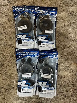 Pro-line Racing Tire Lot Of 4 Packs 8 Tires Street Fighter PRO116710 • $31