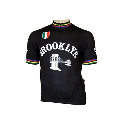 $20.89 • Buy Retro Mens Brooklyn Cycling Jersey Bicycle Jersey Cycling Shirt Bike Jersey Tops