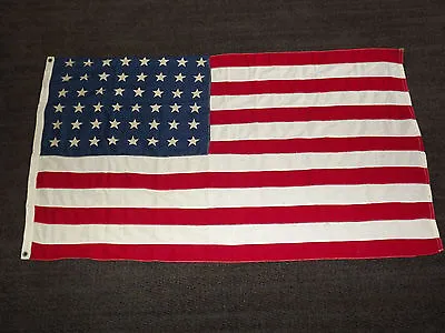 Vintage 55 1/2  X 31  48 Star Usa United States Of America Flag Never Displayed  • $125.99